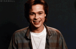 Brad Pitt GIF. Bioscoop Film Films en series Brad pitt Gifs Fight club Filmsterren Leven Wereld Verloren Film citaat Vrijhei 