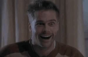 Brad Pitt GIF. Brad pitt Gifs Filmsterren Bellatirx Burn after reading The coen brothers 