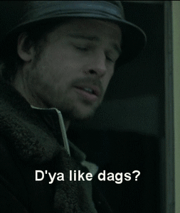 Brad Pitt GIF. Bioscoop Geweer Se7en Brad pitt Gifs Filmsterren Veld Zeven Climax Deze film 