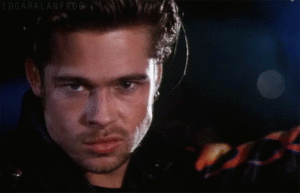 Brad Pitt GIF. Tong Brad pitt Gifs Filmsterren Tales from the crypt Verschrikking Hij gebruikt om een â€‹â€‹babe 