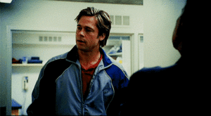 Brad Pitt GIF. Brad pitt Gifs Filmsterren Festival Camelbak 