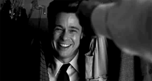 Brad Pitt GIF. Film Brad pitt Gifs Filmsterren Soldaat Doden Nazi Inglorious bastards Wo Wereldoorlog 2 Killin naz 