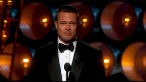 Brad Pitt GIF. Televisie Brad pitt Gifs Filmsterren Celebs Komedie Fallontonight Vaarwel Jimmy fallon Brea 