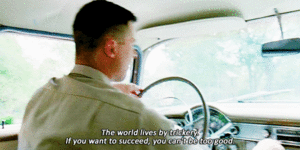 Brad Pitt GIF. Bioscoop Film Brad pitt Gifs Filmsterren Quentin tarantino Inglourious basterds Diane kruger Lt aldo 