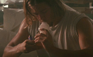 Brad Pitt GIF. Brad pitt Gifs Filmsterren Onkruid Yo True romance 