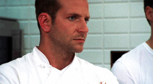 Bradley Cooper GIF. Tv Gifs Filmsterren Bradley cooper Nerveus Chef 