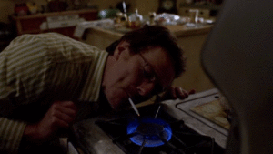 Bryan Cranston GIF. Films en series Breaking bad Gifs Filmsterren Bryan cranston Anna gunn Ozymandias Betsy brandt 