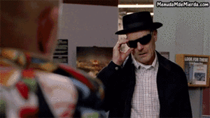 Breaking Bad GIF. Films en series Breaking bad Gifs Dean norris Aaron paul Hank schrader Jesse pinkman Remmen slecht hondsdo 