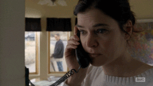 Breaking Bad GIF. Films en series Breaking bad Gifs Skyler white Anna gunn Breken van slechte kruipruimte Christopher cousins 