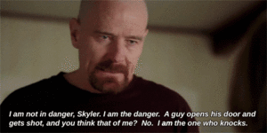 Breaking Bad GIF. Films en series Breaking bad Gifs Filmsterren Bryan cranston Walter white Remmen slecht hondsdolle hond 