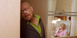 Bryan Cranston GIF. Films en series Breaking bad Gifs Filmsterren Bryan cranston Dean norris Hank schrader Bloedgeld 