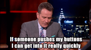 Breaking Bad GIF. Televisie Films en series Breaking bad Gifs Filmsterren Bryan cranston Stephen colbert 