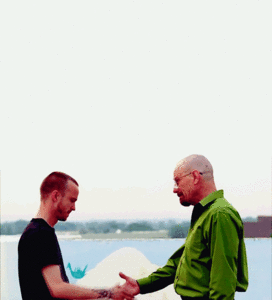 Breaking Bad GIF. Films en series Breaking bad Gifs Filmsterren Bryan cranston Aaron paul Walter white Jesse pinkman Jesse en walt 
