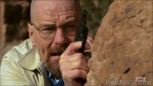 Breaking Bad GIF. Films en series Breaking bad Gifs Gluiperig Rustig Walter white Graniet staat Gate 