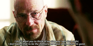 Breaking Bad GIF. Films en series Breaking bad Gifs Filmsterren Bryan cranston Walter white Breken slechte salud 