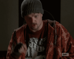 Breaking Bad GIF. Interview Films en series Breaking bad Gifs Filmsterren Bryan cranston Koekje Walter white Heisenberg Jonathan banken 