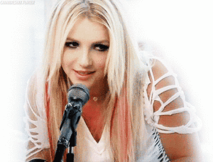 Britney Spears GIF. Muziek Dansen Artiesten Britney spears Gifs Opgewonden Grappig gezicht Opwindend Vuist pomp 