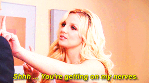 Britney Spears GIF. Artiesten Britney spears Gifs Echt Kidding Grapje Ben je gek 