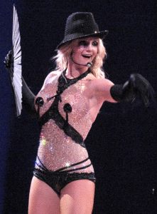 Britney Spears GIF. Artiesten Britney spears Gifs Brunette Hair flip 