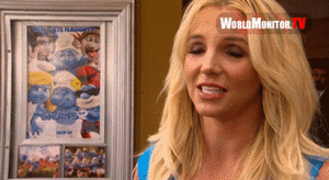 Britney Spears GIF. Artiesten Britney spears Crazy Gifs Glimlach 