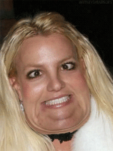 Britney Spears GIF. Artiesten Britney spears Gifs Echt Kidding Grapje Ben je gek 
