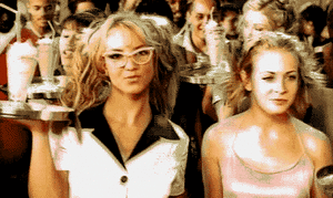 Britney Spears GIF. Artiesten Britney spears Tong Crazy Gifs 