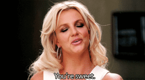 Britney Spears GIF. Artiesten Britney spears Justin timberlake Flirten Gifs Glimlachen Mickey mouse club 