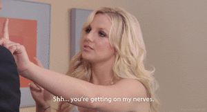 Britney Spears GIF. Muziek Artiesten Britney spears Gifs Geen Hou je mond Wees stil 