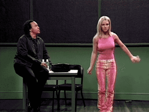 Britney Spears GIF. Televisie Artiesten Britney spears Gifs Onhandig Grappig gezicht De look De x factor Xfactor 