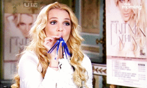 Britney Spears GIF. Bioscoop Artiesten Britney spears Gifs Best Beste deel Popcorn 