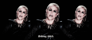 Britney Spears GIF. Huilen Muziek Artiesten Britney spears Gifs Zwart en wit Muziekvideo 