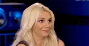 Britney Spears GIF. Muziek Artiesten Britney spears Gifs Geen Hou je mond Wees stil 