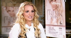 Britney Spears GIF. Artiesten Britney spears Gifs Glimlachen Mickey mouse club 