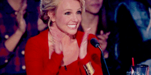 Britney Spears GIF. Artiesten Britney spears Lady Sexy Gifs Jurk Werk teef 