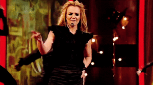 Britney Spears GIF. Artiesten Britney spears Gifs Glimlach Onhandig Dichtbij 