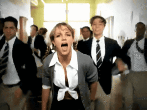 Britney Spears GIF. Artiesten Britney spears Gifs Muziekvideo Parfum 