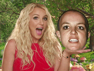 Britney Spears GIF. Artiesten Britney spears Gifs Hair flip 