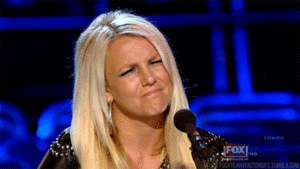 Britney Spears GIF. Artiesten Britney spears Gifs Echt Kidding Grapje Ben je gek 