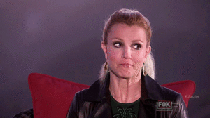 Britney Spears GIF. Bang Artiesten Britney spears Gifs Nerveus Beschaamd Blond Grappig gezicht Xfactor 