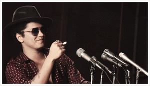 Bruno Mars GIF. Muziek Dansen Artiesten Bruno mars Gifs Retro Muziekvideo Schat Atlantic records 