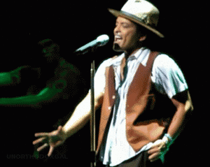 Bruno Mars GIF. Artiesten Bruno mars Gifs 