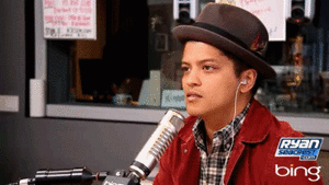 Bruno Mars GIF. Artiesten Bruno mars Gifs Brunogif 