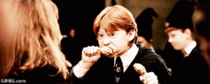 Harry Potter GIF. Harry potter Schattig Films en series Magie School Voedsel Gifs Hongerig Kind Het eten Kip Ron weasley 