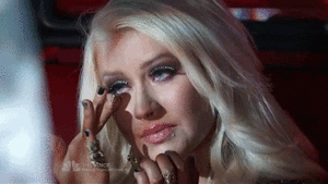 Christina Aguilera GIF. Huilen Artiesten Christina aguilera Gifs De stem 
