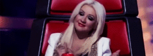 Christina Aguilera GIF. Artiesten Christina aguilera Gifs De stem 