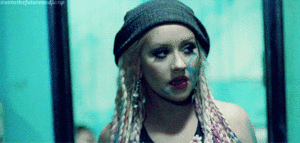 Christina Aguilera GIF. Artiesten Christina aguilera Gifs Muziekvideo Jouw lichaam 