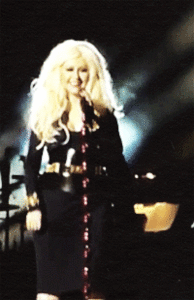 Christina Aguilera GIF. Artiesten Christina aguilera Gifs Boe Thumbs down Afkeer 