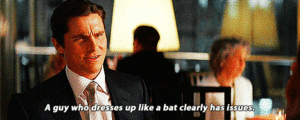 Christian Bale GIF. Gifs Filmsterren Christian bale Christopher nolan Batman begins 
