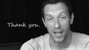 Coldplay GIF. Artiesten Dankjewel Coldplay Gifs 