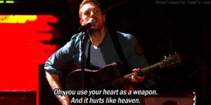 Coldplay GIF. Artiesten Coldplay Gifs Springen 